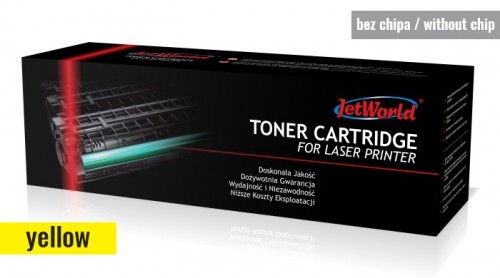 Toner cartridge JetWorld compatible with HP 415A W2032A LaserJet Color Pro M454, M479 2.1K Yellow  (toner cartridge without a chip - relocate it from an OEM cartridge (A or X series) - please read the instructions) image 1