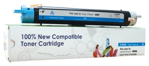 Toner cartridge Cartridge Web Cyan Xerox 6350 replacement 106R01144 image 1