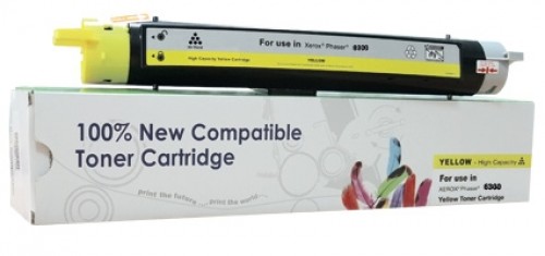 Toner cartridge Cartridge Web Yellow Xerox 6300 replacement 106R01084 image 1