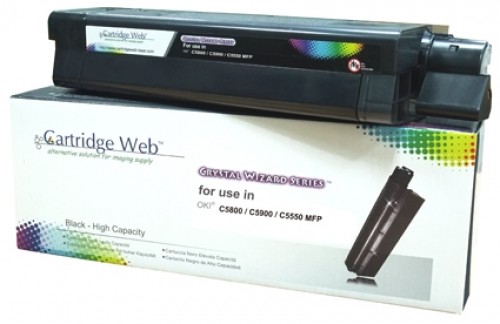 Toner cartridge Cartridge Web Black OKI C5800 replacement 43324424 image 1