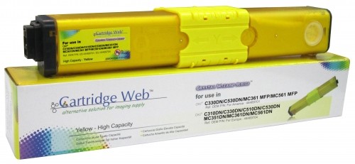 Toner cartridge Cartridge Web Yellow OKI C310 replacement 44469704 image 1