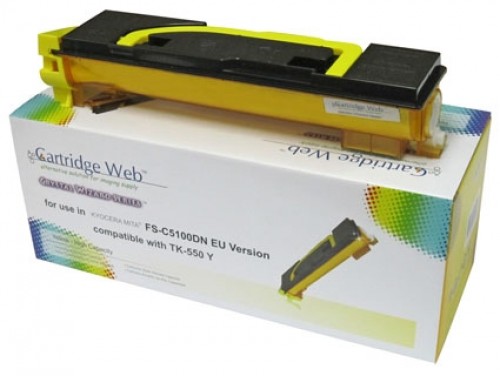 Toner cartridge Cartridge Web Yellow Kyocera TK550/TK552 replacement TK-550Y image 1