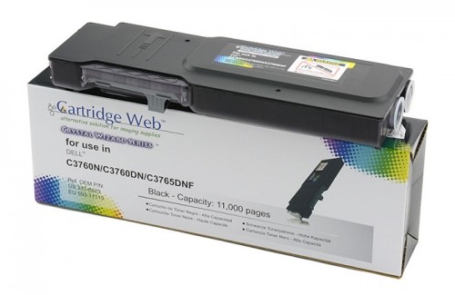 Toner cartridge Cartridge Web Black Dell 3760 replacement 593-11119 image 1