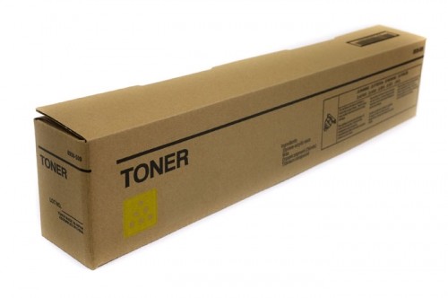 Toner cartridge Clear Box Yellow Minolta Bizhub C258, C308, C368, C454, C554 replacement TN324Y, TN512Y (chemical powder) image 1