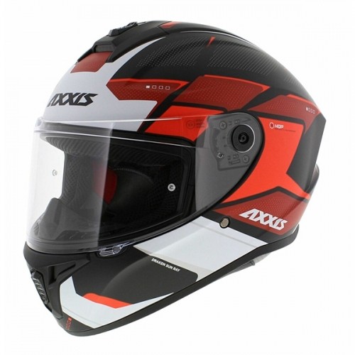 Axxis Helmets, S.a. Draken SUNRAY (L) B5 FluorRed ķivere image 1