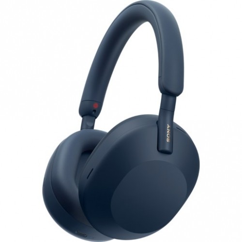 Słuchawki Sony WH-1000XM5 nauszne bluetooth niebieskie image 1
