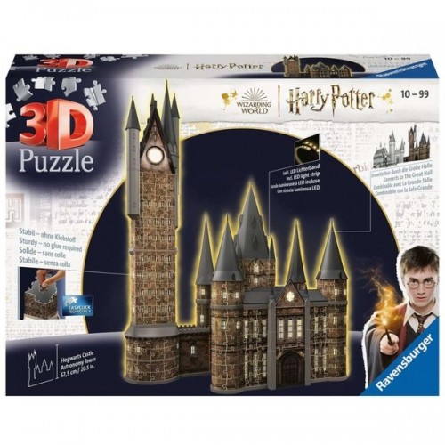 Ravensburger 3D Puzzle Harry Potter Hogwarts Schloss - Astronomieturm Night Edition image 1