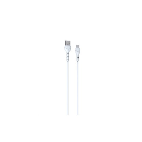 Devia Kintone cable USB - USB-C 1,0 m 2,1A white set 30 pcs V2 image 1