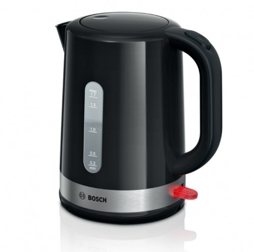 Bosch TWK6A513 electric kettle 1.7 L 2200 W Black, Stainless steel image 1