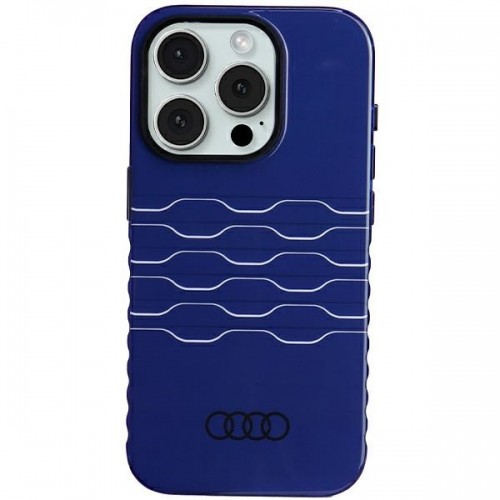 Audi IML MagSafe Case iPhone 15 Pro 6.1" niebieski|navy blue hardcase AU-IMLMIP15P-A6|D3-BE image 1