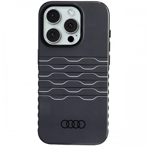 Audi IML MagSafe Case iPhone 15 Pro 6.1" czarny|black hardcase AU-IMLMIP15P-A6|D3-BK image 1