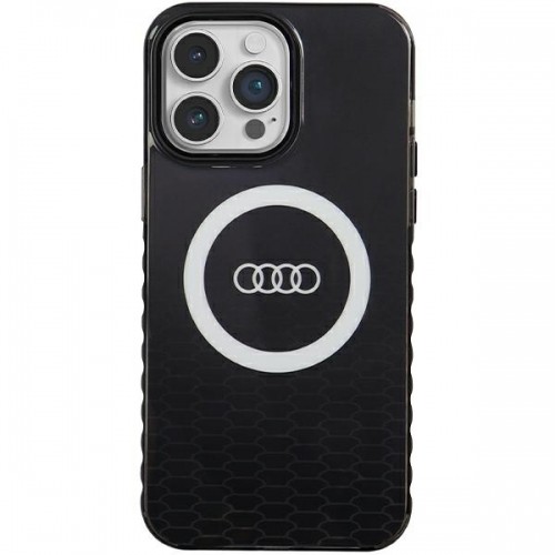 Audi IML Big Logo MagSafe Case iPhone 14 Pro Max 6.7" czarny|black hardcase AU-IMLMIP14PM-Q5|D2-BK image 1