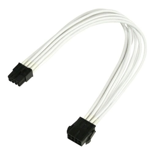 Nanoxia 8-Pin PCI-E extension cable 30cm white image 1