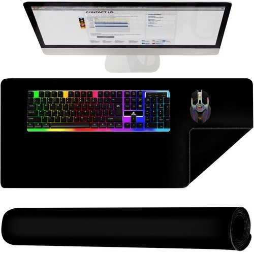 Izoxis Mouse and keyboard pad - black P18625 (15872-0) image 1
