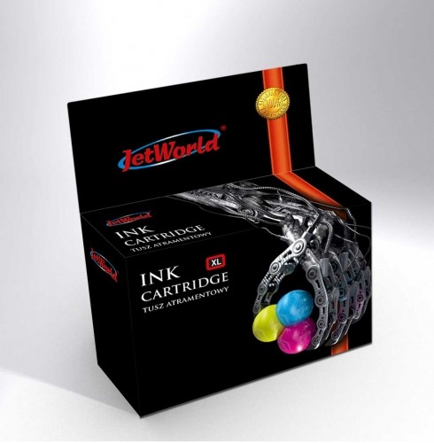 Ink Cartridge JetWorld  Tri-Color Rimage RC1 XL replacement  (203339001) (203339-001) (indicates the ink level) image 1