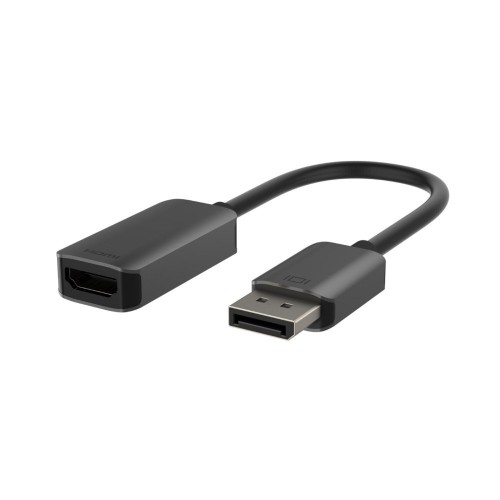Belkin AVC011btSGY-BL 0.22 m DisplayPort HDMI Black image 1