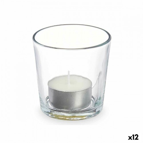 Acorde Aromātiska svece 7 x 7 x 7 cm (12 gb.) Stikls Kokvilna image 1