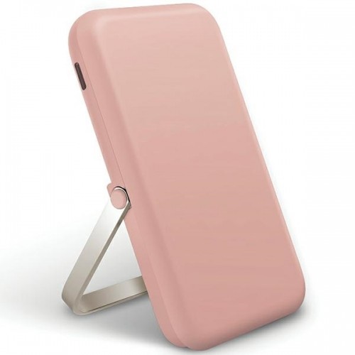UNIQ Powerbank Hoveo 5000mAh USB-C 20W PD Fast charge Wireless Magnetic różowy|blush pink image 1