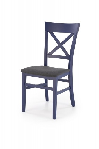 Halmar TUTTI 2 chair, dark blue cloth: Inari 95 image 1