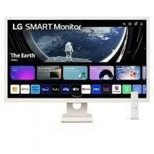 LCD Monitor|LG|27SR50F-W|27"|Smart|Panel IPS|1920x1080|16:9|8 ms|Speakers|Tilt|Colour White|27SR50F-W image 1