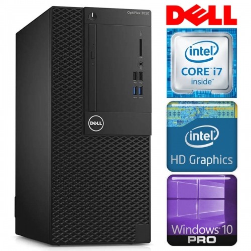 DELL 3050 Tower i7-7700 16GB 1TB SSD M.2 NVME WIN10Pro image 1