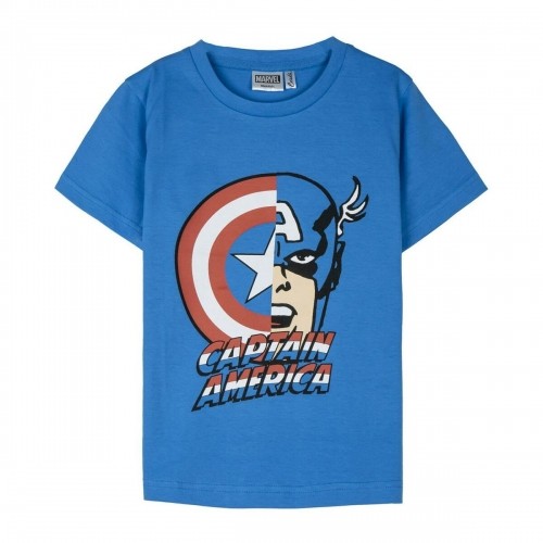 Krekls ar Īsām Piedurknēm Bērniem The Avengers Zils image 1