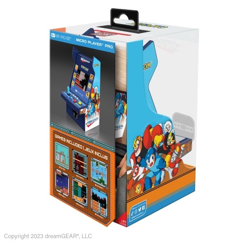 Dreamgear MY ARCADE Micro Player ,,Mega Man&quot; nešiojama žaidimų konsolė, 6 žaidimai viename image 1