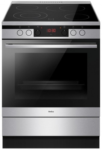 Amica 6226CE3.434TsKDpHa(Xx) Freestanding cooker Ceramic Stainless steel A image 1