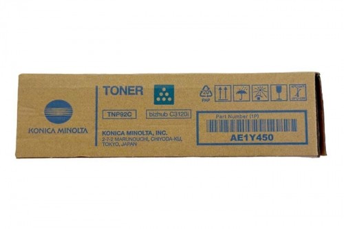 Original Toner Cyan Konica Minolta Bizhub C3120i (TNP92C, TNP-92C, AE1Y450) image 1