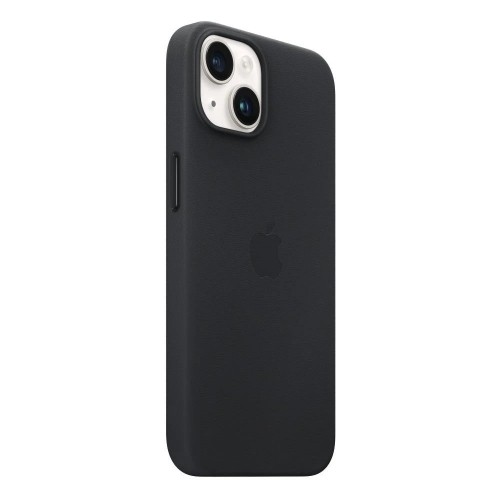 MPP93ZM|A Apple Leather Magsafe Cover for iPhone 14 Plus Midnight (Damaged Package) image 1