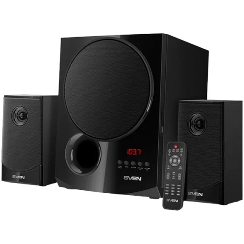 Speakers SVEN MS-2080, black (70W, FM, USB/SD, Display, RC, Bluetooth) image 1