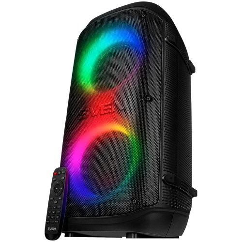 Speaker SVEN PS-800, black (100W, TWS, Bluetooth, FM, USB, microSD, LED-display, 4400mA*h) image 1