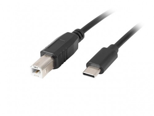 Lanberg CA-USBA-13CC-0018-BK cable 1.8 m USB 2.0 USB C USB B Black image 1