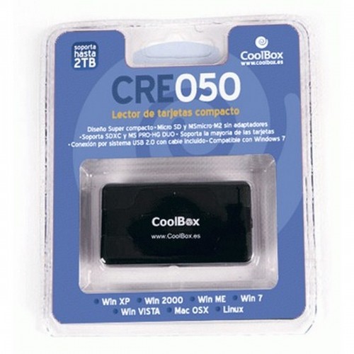 Кардридер CoolBox CRCOOCRE050 Чёрный image 1