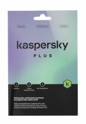 Programma Kaspersky Plus Pamata Licence 1 Gads 1 Iekārtai image 1