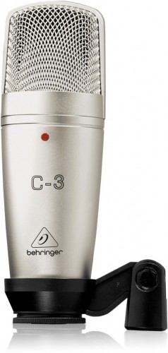 Behringer C-3 microphone Silver Studio microphone image 1