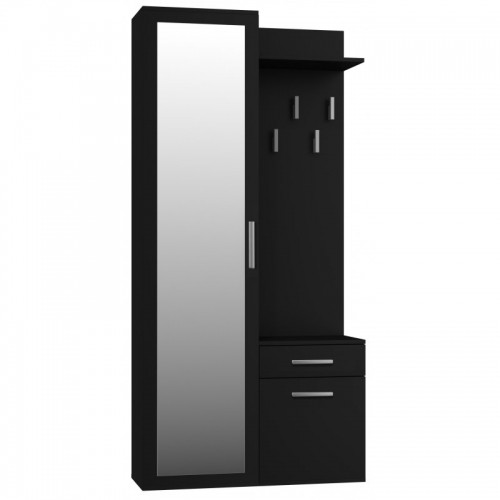 Top E Shop Topeshop GAR DUO CZERŃ entryway cabinet image 1