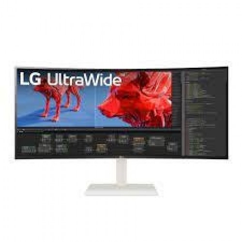 LCD Monitor|LG|38WR85QC-W|37.5"|Business/Curved/21 : 9|Panel IPS|3840x1600|21:9|144 Hz|1 ms|Colour White|38WR85QC-W image 1