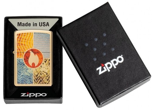 Zippo Lighter 48729 Elements of Earth Design image 1