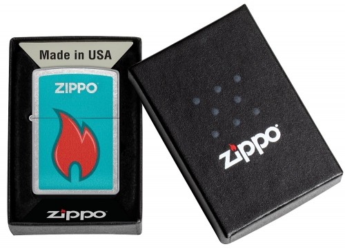 Zippo Lighter 48495 Flame Design image 1