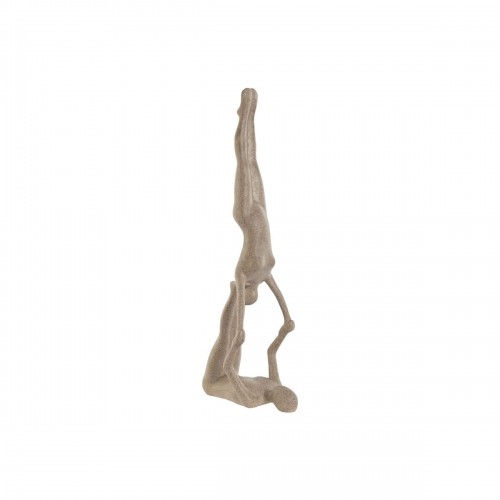 Dekoratīvās figūriņas Home ESPRIT Bēšs Yoga 29,5 x 8 x 28 cm image 1