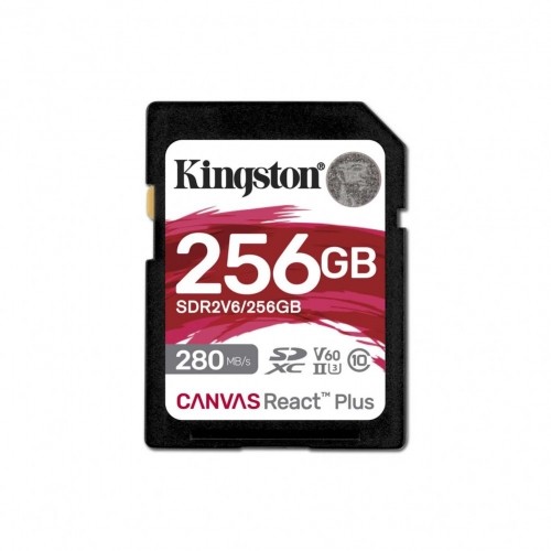 Kingston   Canvas React Plus | 256 GB | SD | Flash memory class 10 image 1