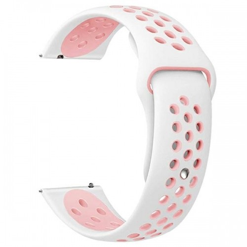 Beline pasek Watch 20mm Sport Silicone biało-różowy  white|pink box image 1