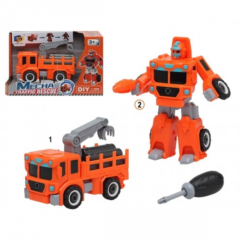 Bigbuy Fun Transformējams Super Robots Oranžs image 1