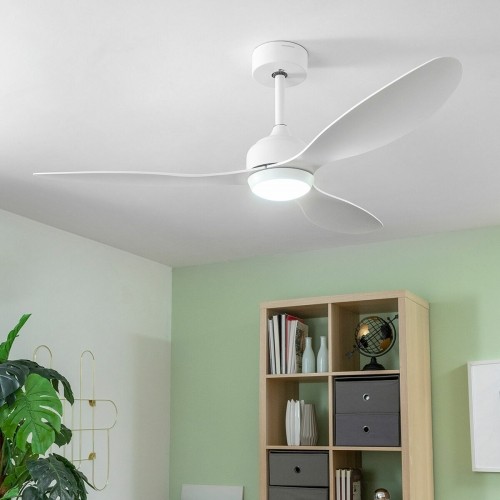 Потолочный вентилятор со светодиодной подсветкой и 3 лопастями из АБС-пластика Flaled InnovaGoods Белый 36 W image 1
