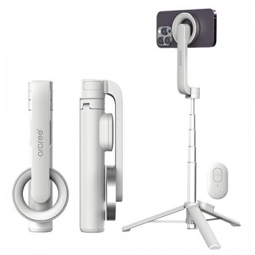 Araree Selfie Stick Bluetooth Magfie Pod biały|white MagSafe Tripod AR60-01727B image 1