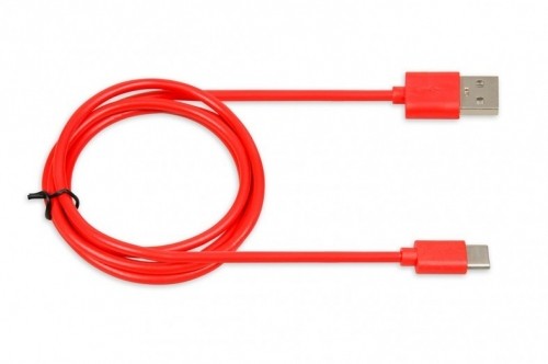 Ibox CABLE I-BOX USB 2.0 TYPE C, 2A 1M RED image 1