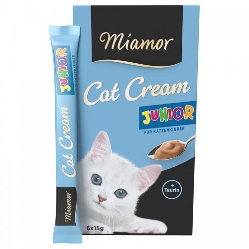 MIAMOR Cat Cream Junior - cat treats - 6 x 15g image 1