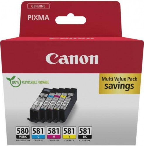 Canon ink PGI-580/CLI-581 Multipack, color/black image 1