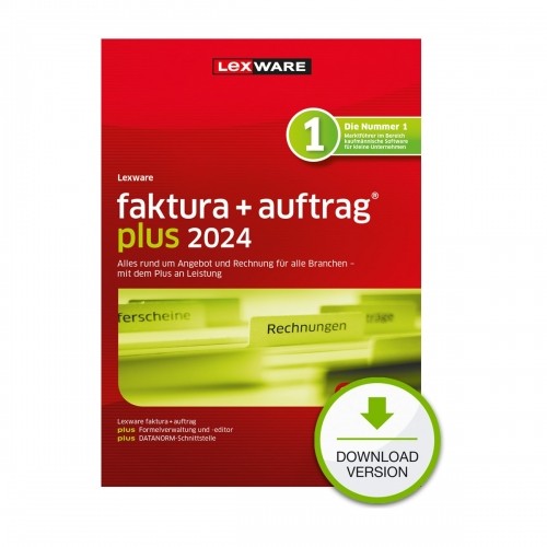 Lexware Faktura+Auftrag plus 2024 Download Jahresversion - (365-Tage) image 1